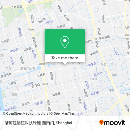 漕河泾浦江科技绿洲-西南门 map