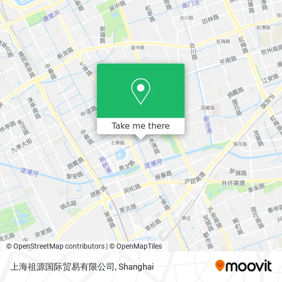 上海祖源国际贸易有限公司 map