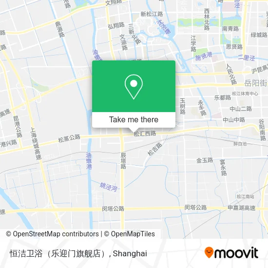 恒洁卫浴（乐迎门旗舰店） map