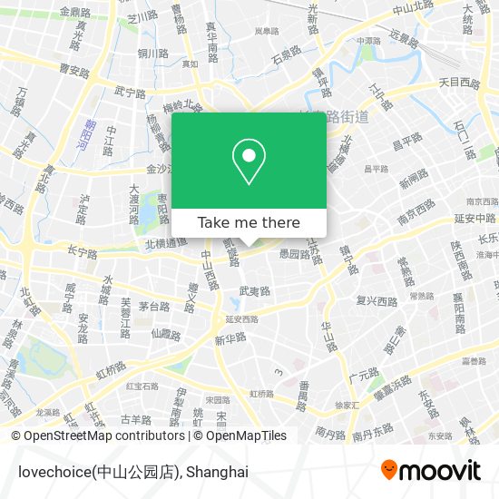 lovechoice(中山公园店) map