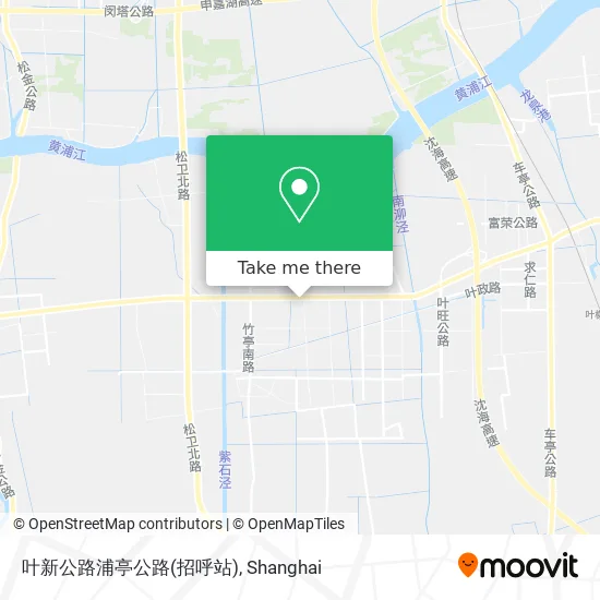 叶新公路浦亭公路(招呼站) map