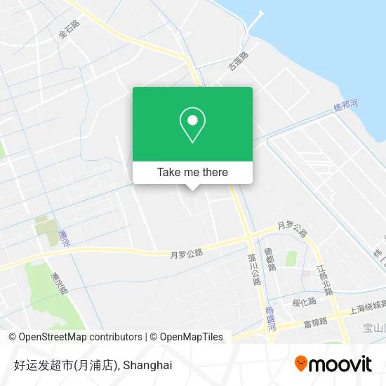 好运发超市(月浦店) map