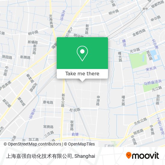 上海嘉强自动化技术有限公司 map