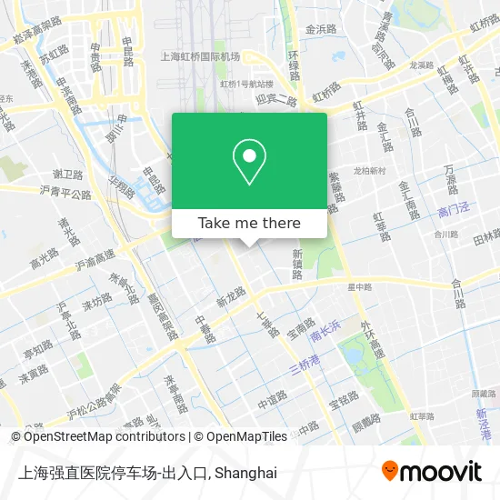 上海强直医院停车场-出入口 map