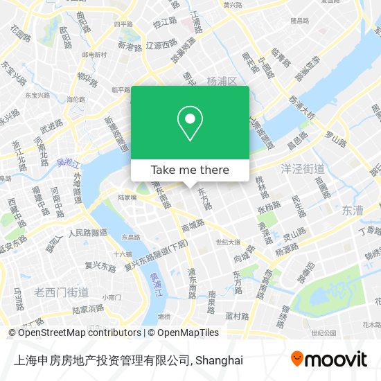 上海申房房地产投资管理有限公司 map