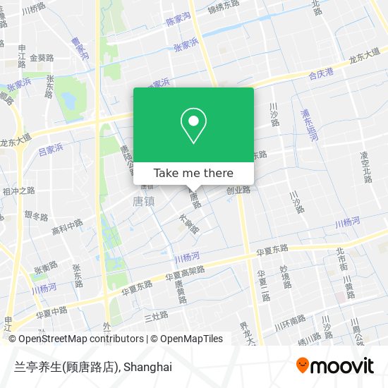 兰亭养生(顾唐路店) map