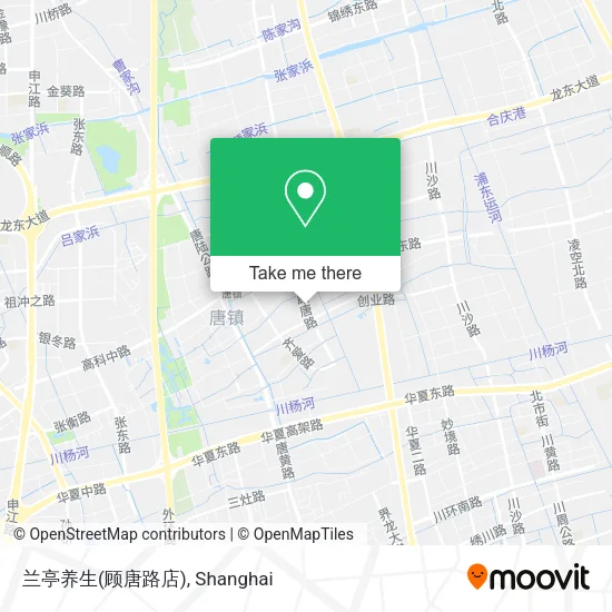 兰亭养生(顾唐路店) map