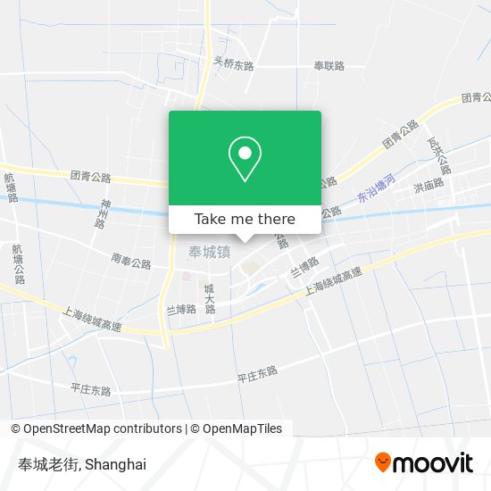 奉城老街 map