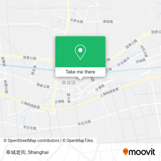 奉城老街 map