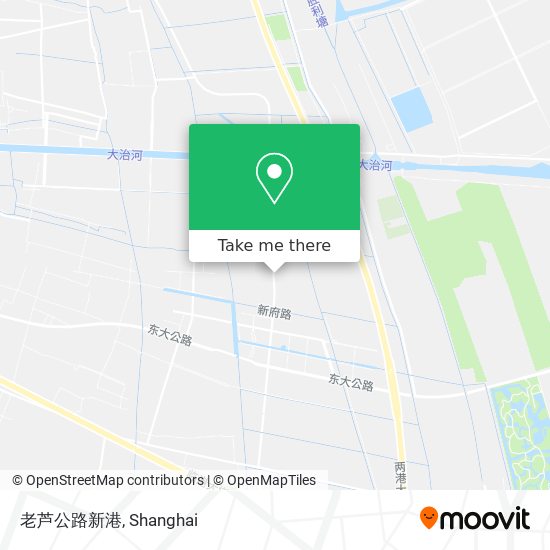 老芦公路新港 map