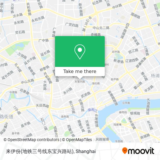 来伊份(地铁三号线东宝兴路站) map