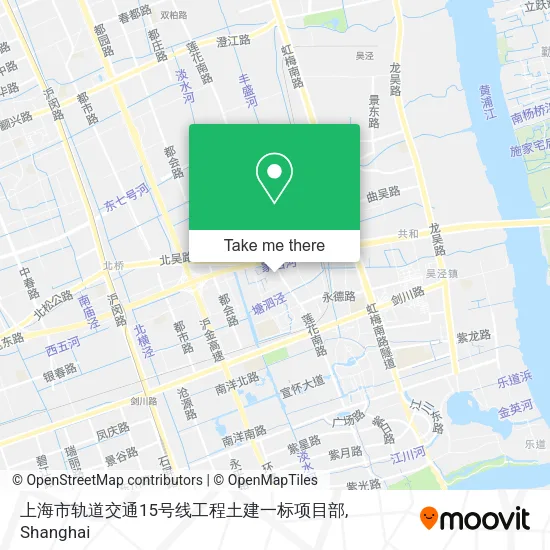 上海市轨道交通15号线工程土建一标项目部 map