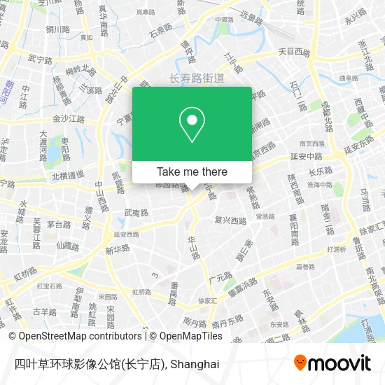 四叶草环球影像公馆(长宁店) map