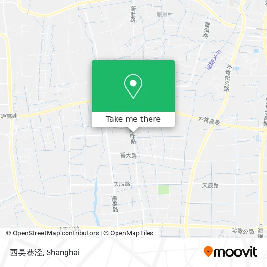 西吴巷泾 map