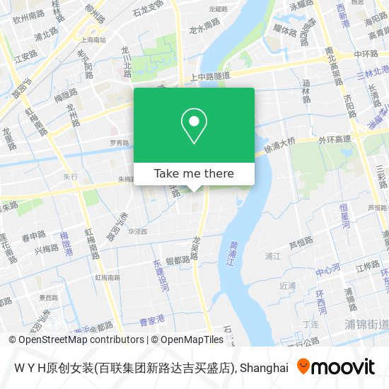 W Y H原创女装(百联集团新路达吉买盛店) map