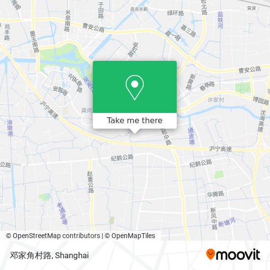 邓家角村路 map