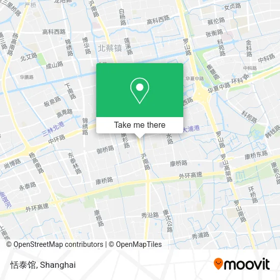恬泰馆 map