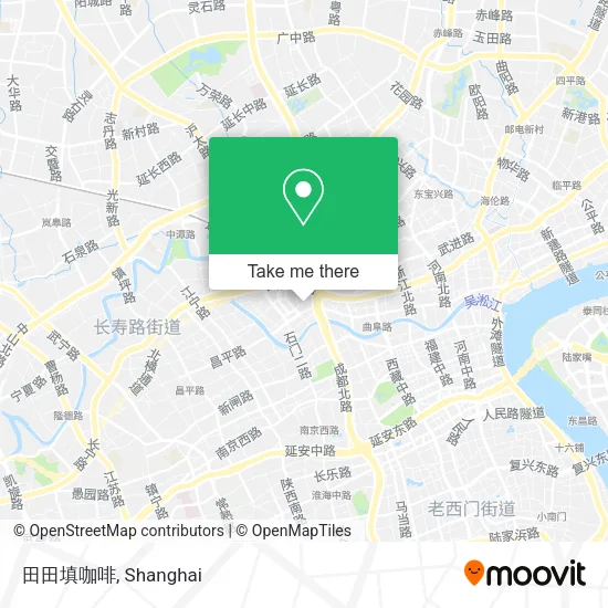 田田填咖啡 map