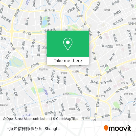 上海知信律师事务所 map