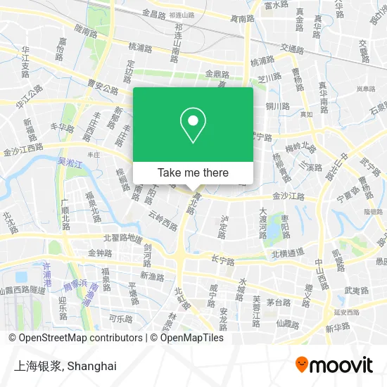 上海银浆 map