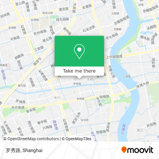 罗秀路 map