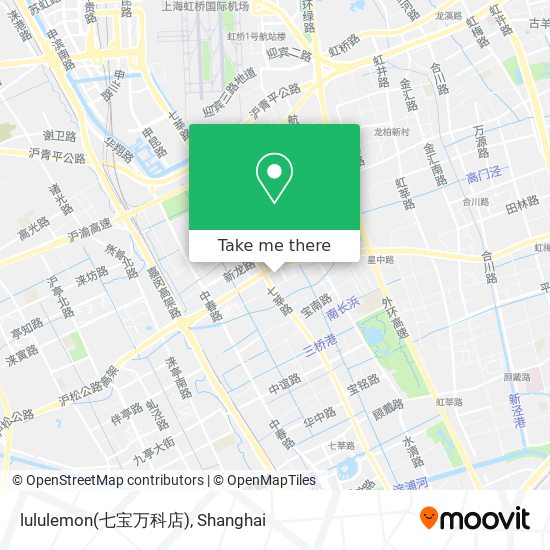 lululemon(七宝万科店) map