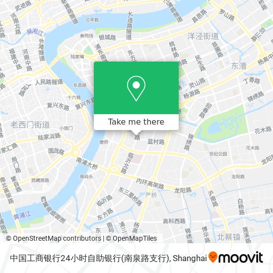 中国工商银行24小时自助银行(南泉路支行) map