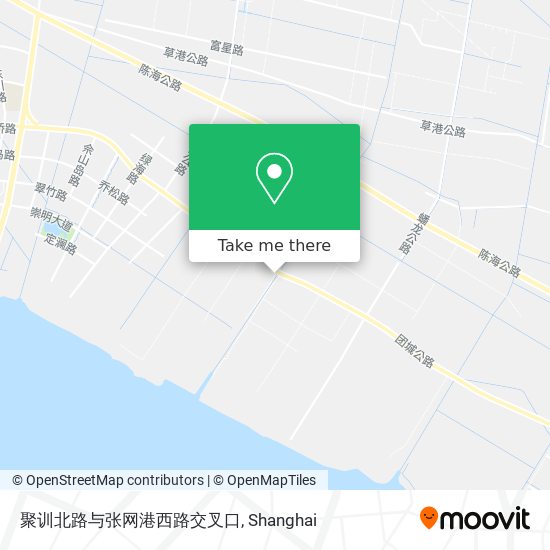 聚训北路与张网港西路交叉口 map