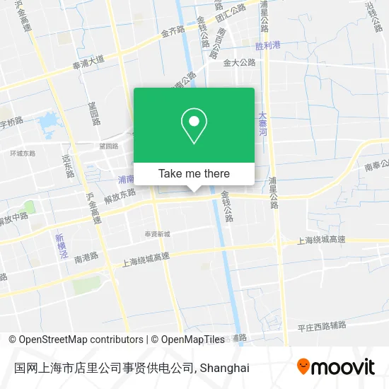 国网上海市店里公司事贤供电公司 map