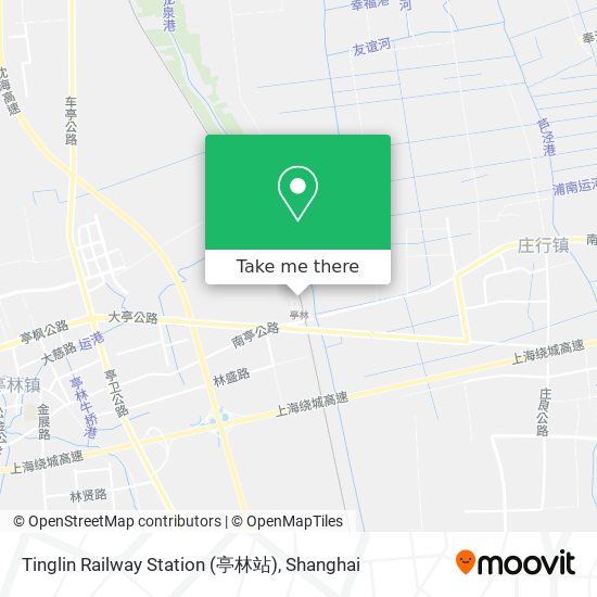 Tinglin Railway Station (亭林站) map