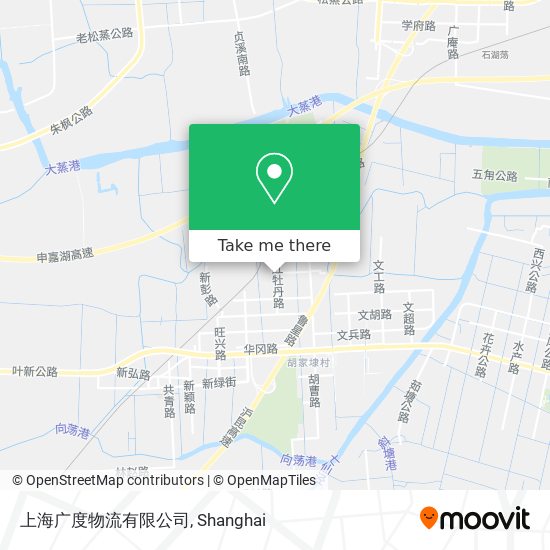 上海广度物流有限公司 map