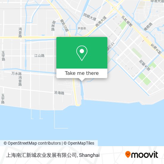 上海南汇新城农业发展有限公司 map