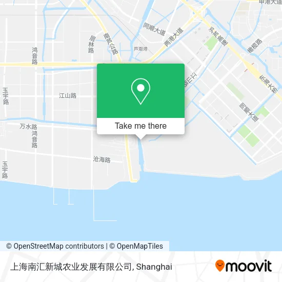 上海南汇新城农业发展有限公司 map