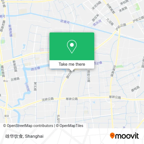 雄华饮食 map