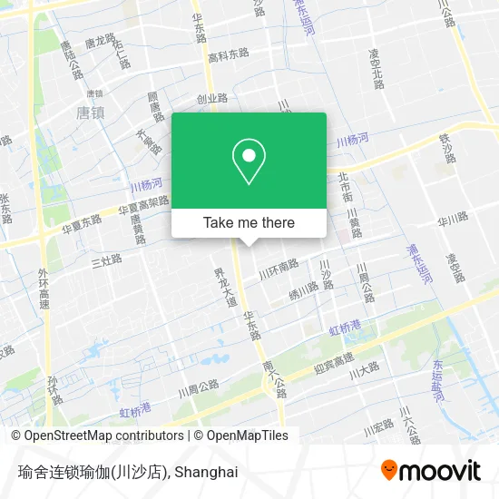 瑜舍连锁瑜伽(川沙店) map