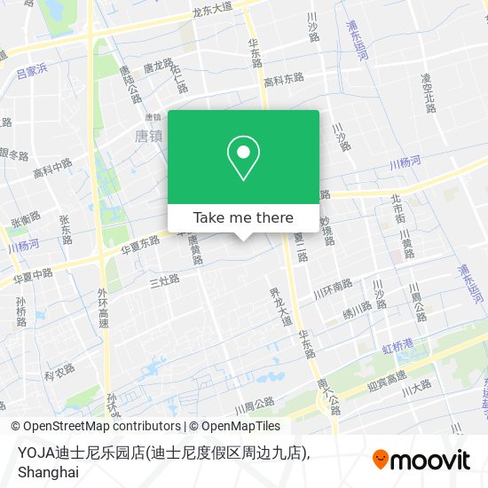 YOJA迪士尼乐园店(迪士尼度假区周边九店) map