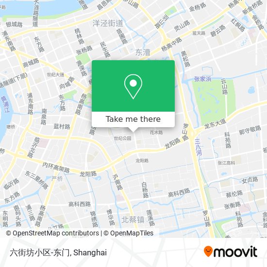 六街坊小区-东门 map