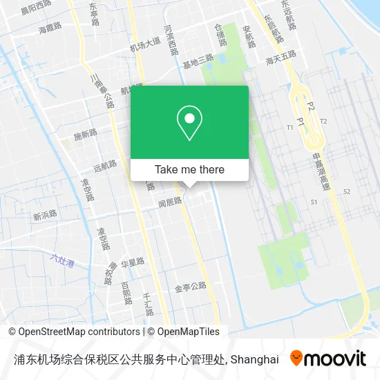 浦东机场综合保税区公共服务中心管理处 map