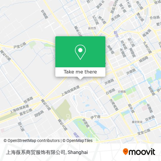 上海薇系商贸服饰有限公司 map