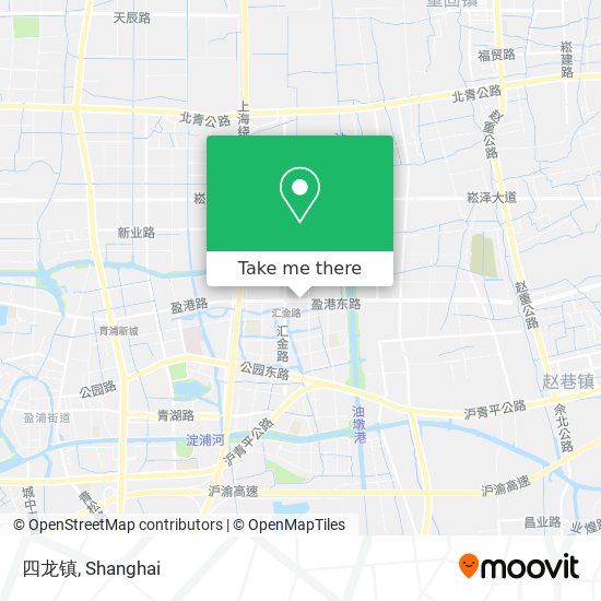 四龙镇 map