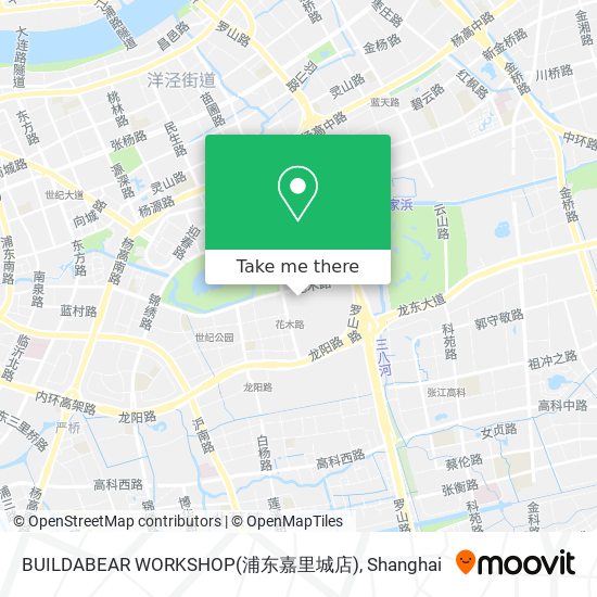 BUILDABEAR WORKSHOP(浦东嘉里城店) map