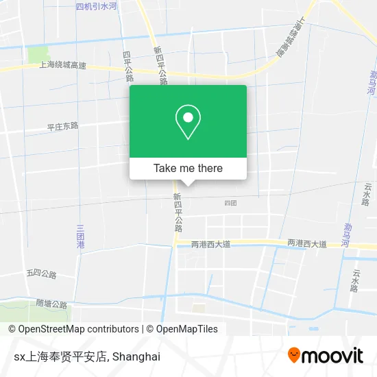 sx上海奉贤平安店 map