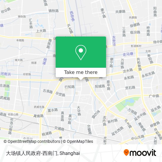 大场镇人民政府-西南门 map