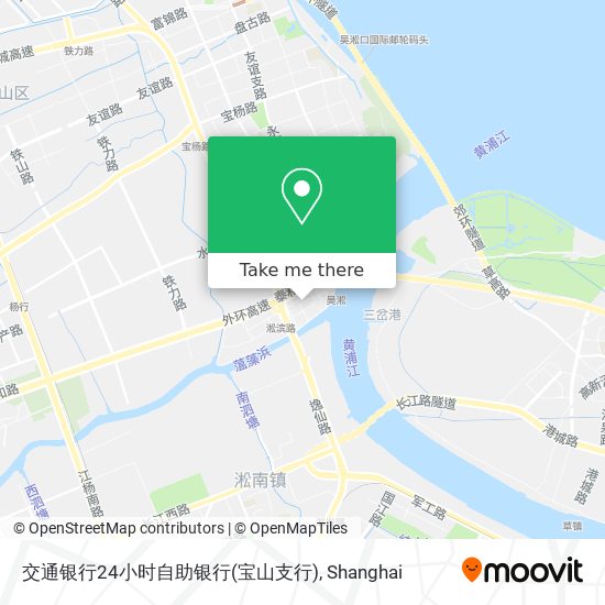 交通银行24小时自助银行(宝山支行) map