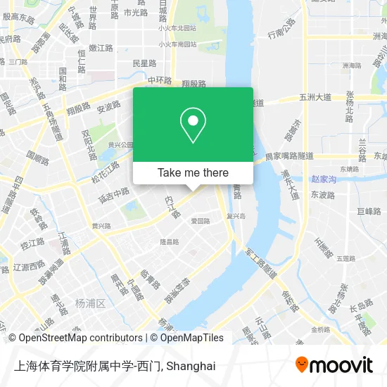 上海体育学院附属中学-西门 map