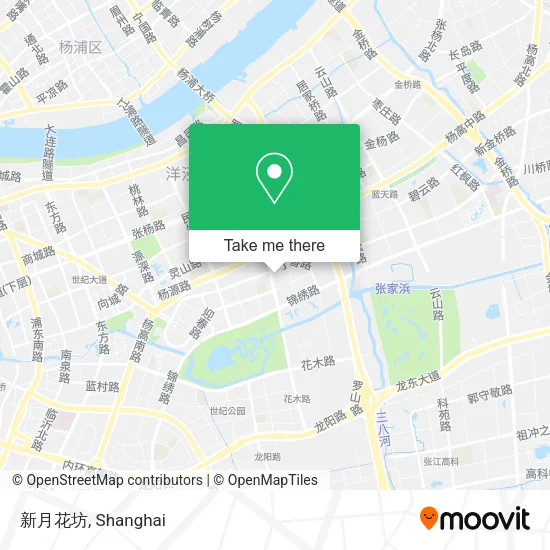 新月花坊 map