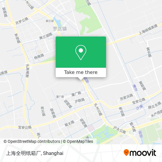 上海全明纸箱厂 map