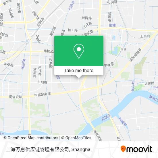 上海万惠供应链管理有限公司 map