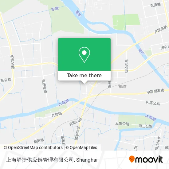 上海驿捷供应链管理有限公司 map