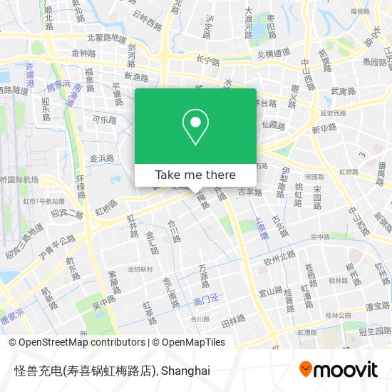 怪兽充电(寿喜锅虹梅路店) map